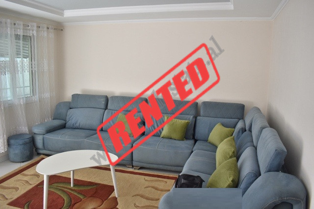 Two bedroom apartment for rent in Don Bosko street in Tirana.
It is located on the 3rd floor of a 3